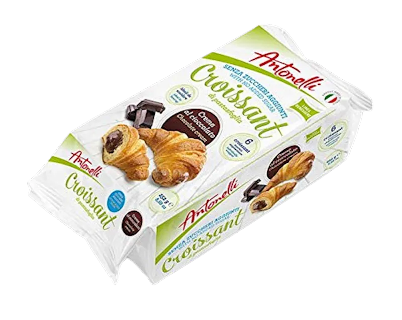 D- CROISSANT W/COCOA CREAM SUGAR FREE 8/250GR ANTONELLI ITALY N00791 /7888