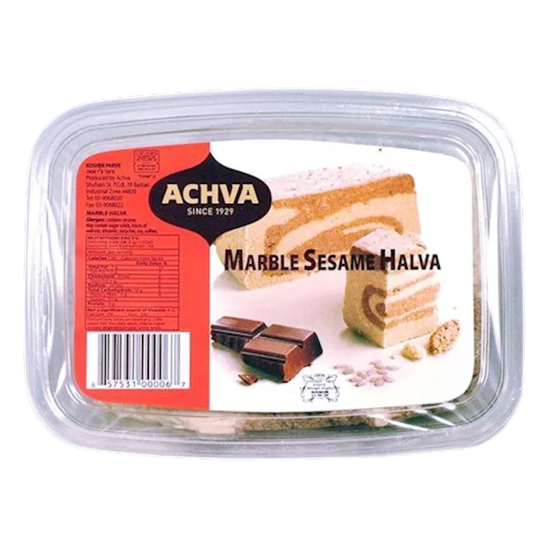 D- HALVA VANILLA&CHOCO FLAVORED SESAME 12/454GR ACHVA N117-011