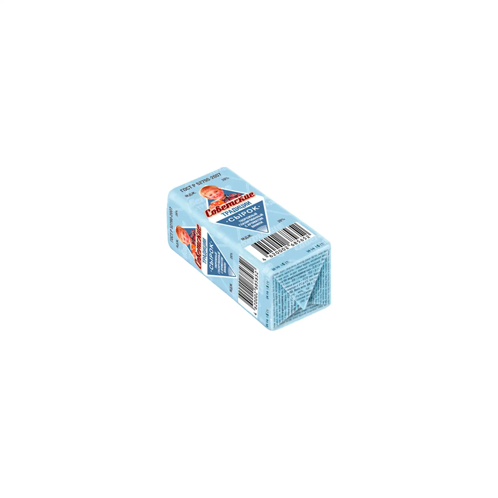 CHEESE BAR VANILLA 26% GLAZED 10/45GR SOVETSKIE TRADITSII N5650