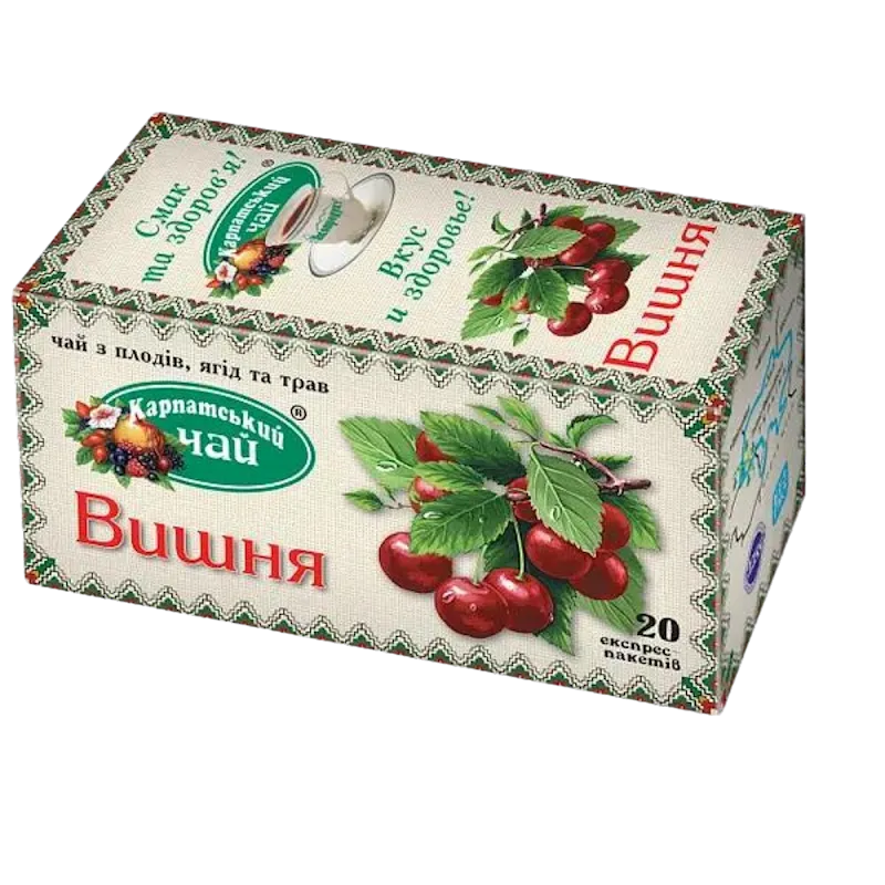 D- TEA CHERRY 36/(20X2GR) CARPATHIAN TEA UKRAINE