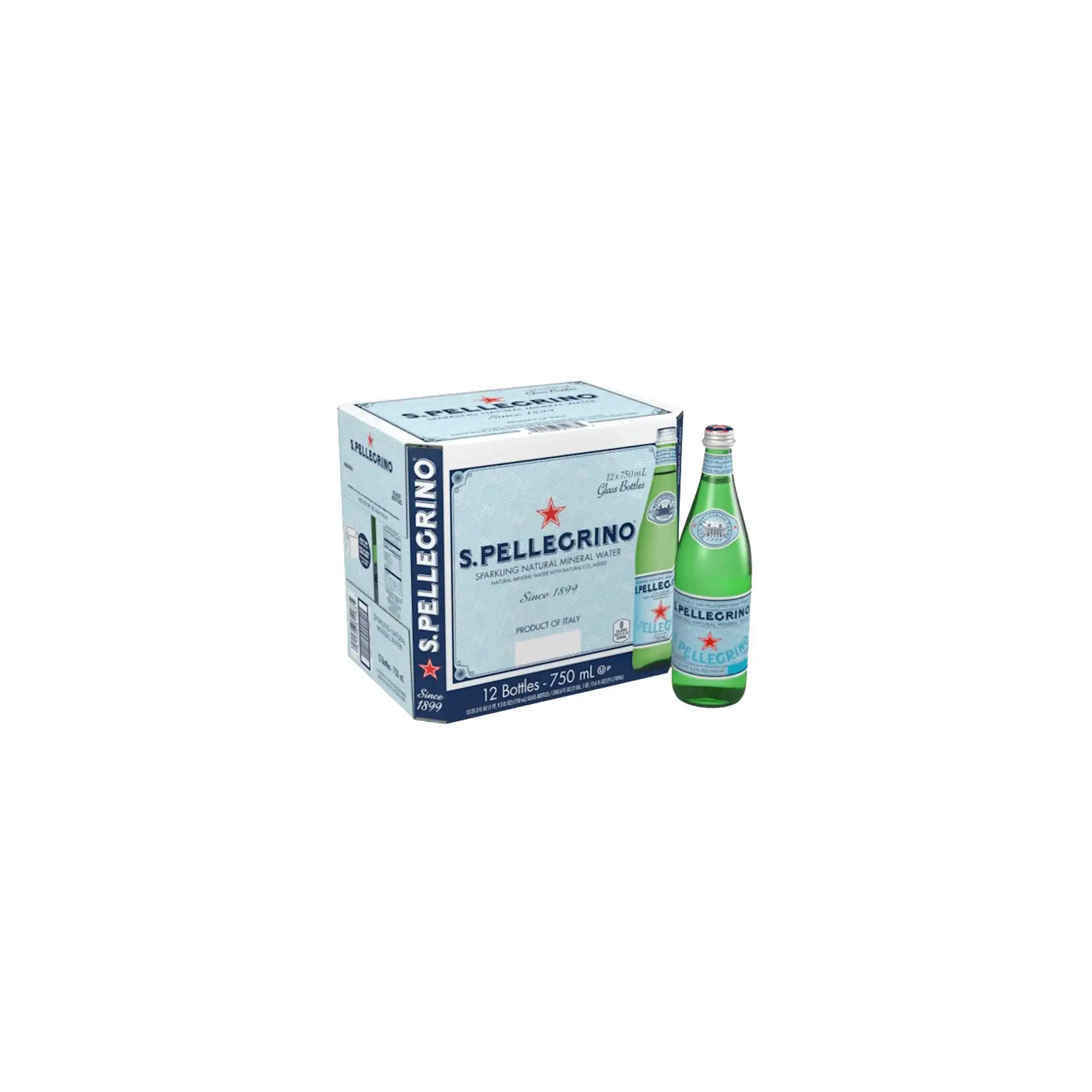 WATER SPARKLING GLASS S.PELLEGRINO 15/750ML NIG-08800129/2453
