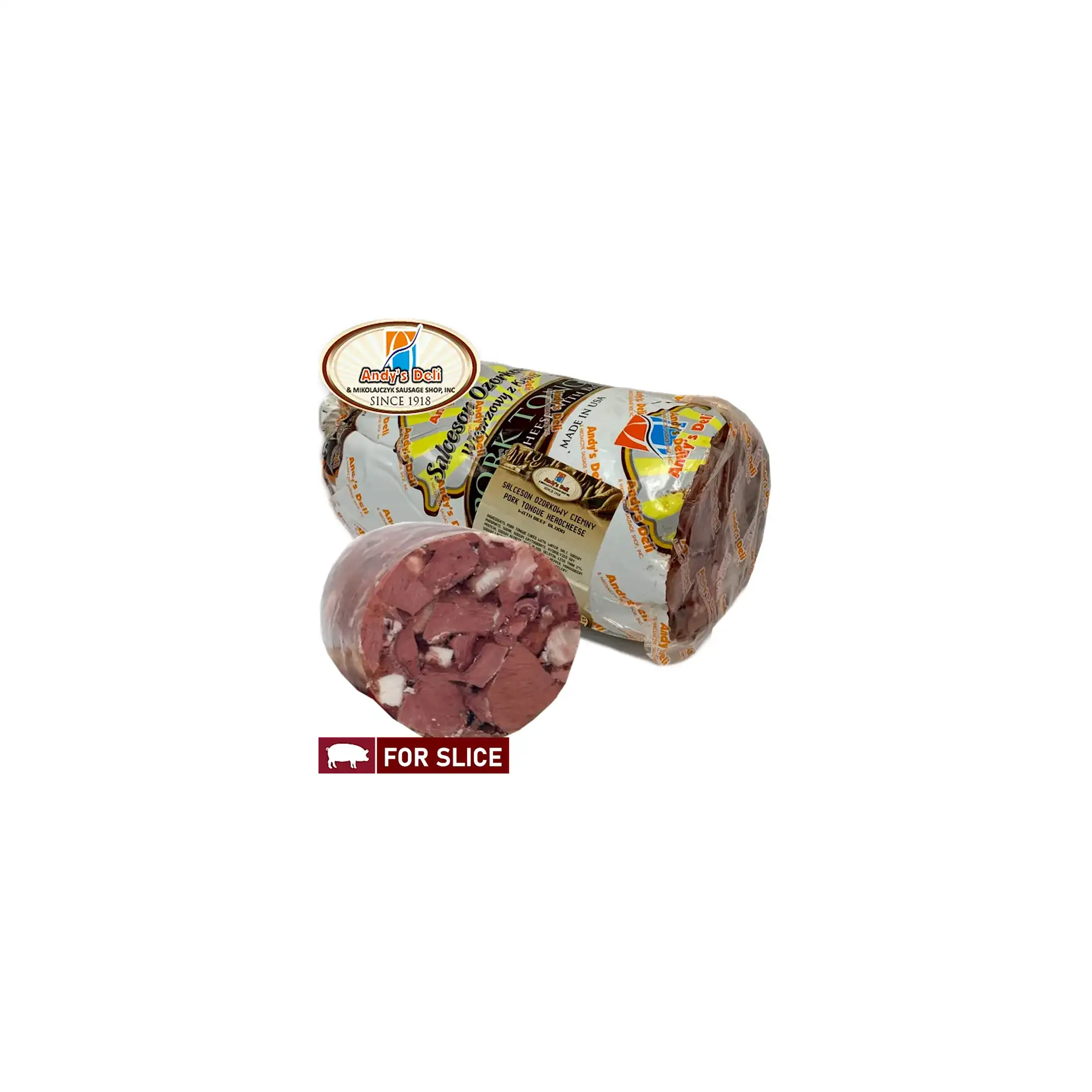 HEADCHEESE W/BEEF BLOOD / SALCESON CZARNY CWANIAK 10/40LB LOOSE GALICJA N140