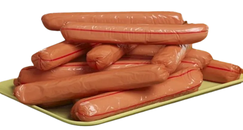 WIENERS 100% VEAL FRANKS PAROWKI CIELECE 1/15LB  GALICJA N365