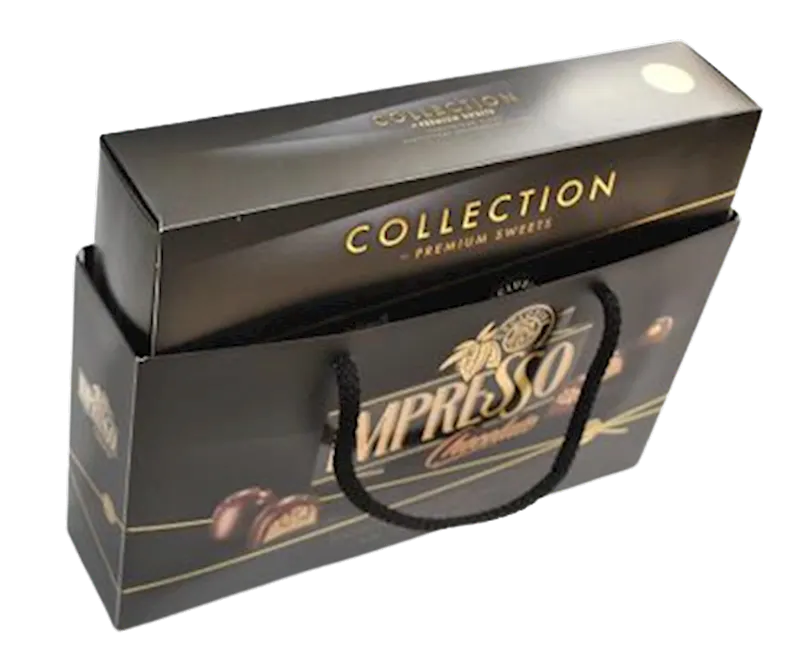 CANDIES BOXED IMPRESSO BLACK ASSORTED 2/848GR SPARTAK N11057/8746