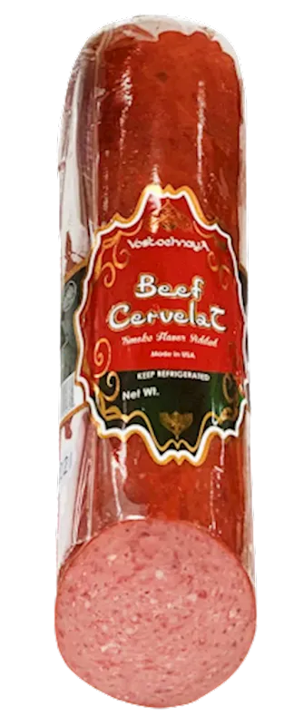 D- CERVELAT VOSTOCHNAYA BEEF CHUNK  1/1.1 LB GS DELI N92536