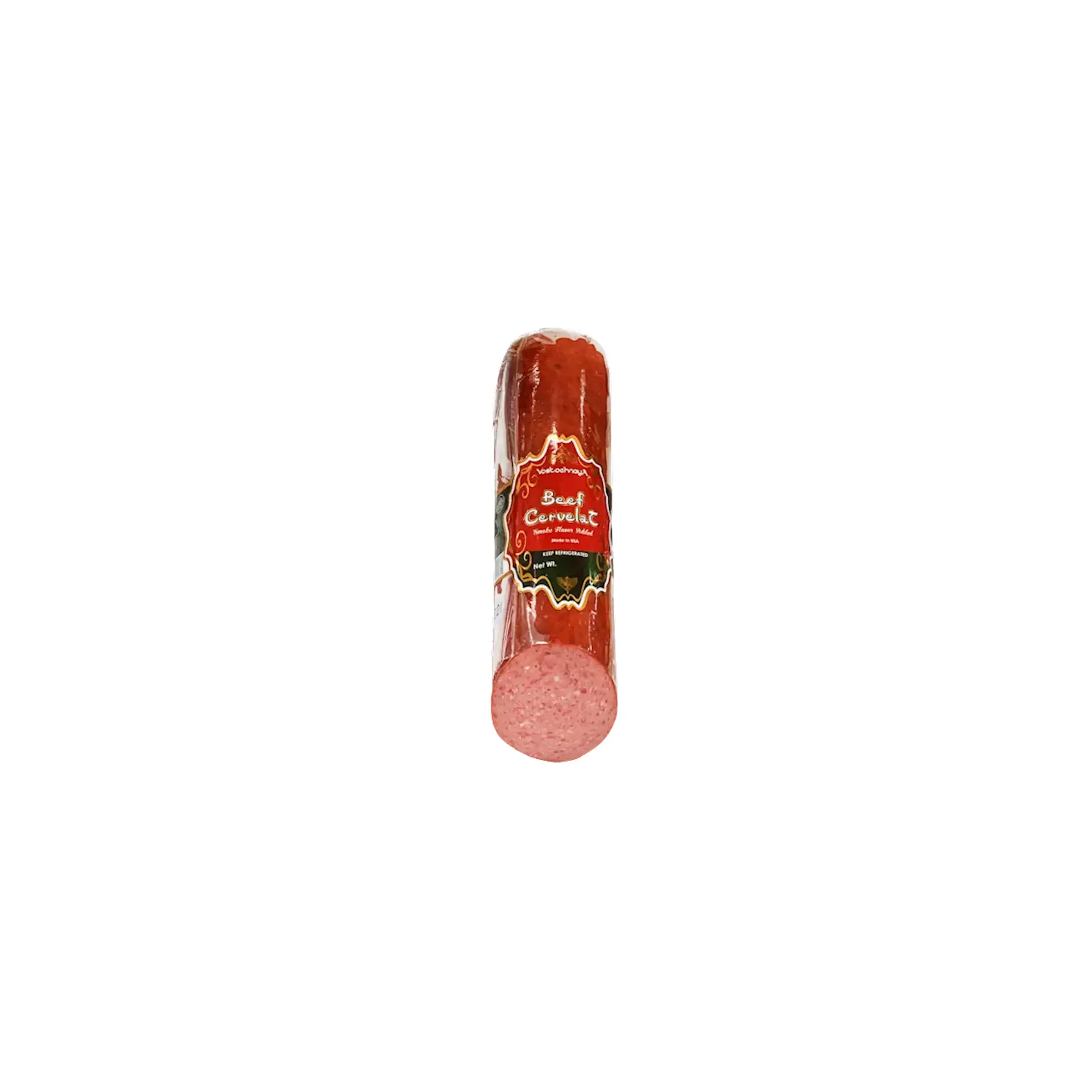 D- CERVELAT VOSTOCHNAYA BEEF CHUNK 1/1.1 LB GS DELI N92536