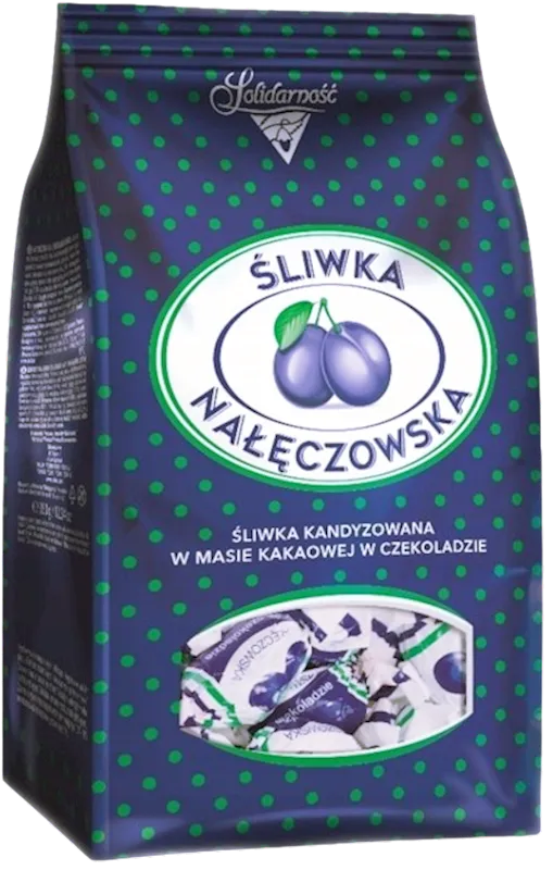 CANDIES PACKED PLUM IN CHOCO SLIWKA 12/350GR SOLIDARNOST NSOL50