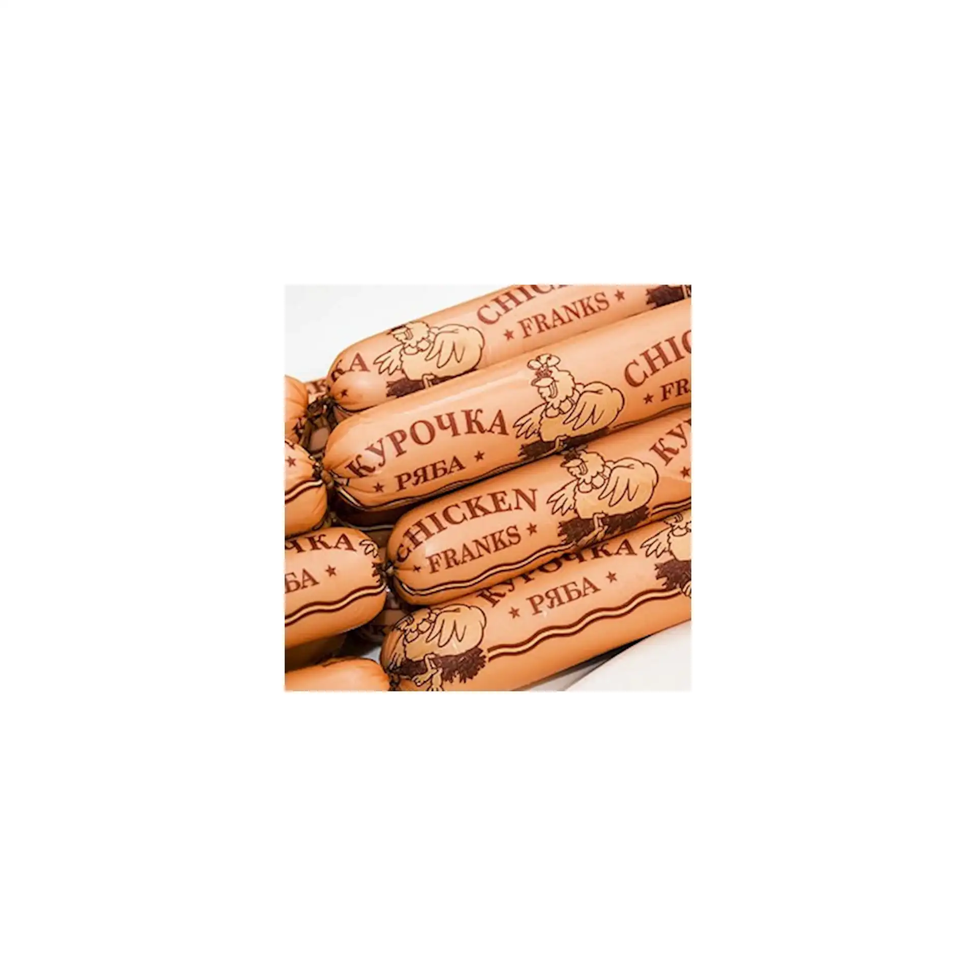 CHICKEN FRANKS BULK 1/23LB KUROCHKA RYABA N288G/91458