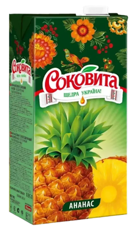 JUICE PINEAPPLE  12/0.95L SOKOVITA