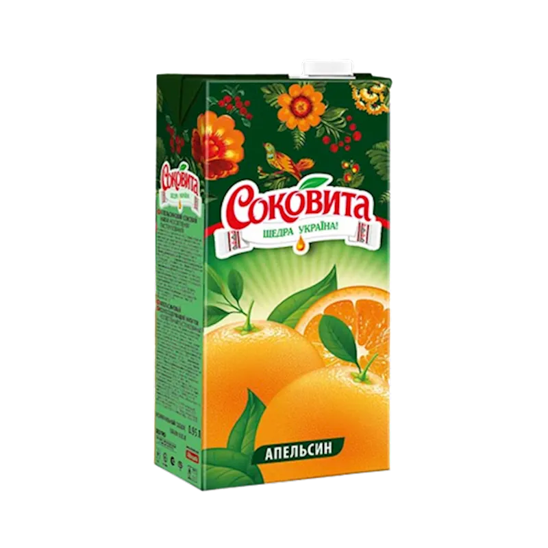 JUICE ORANGE 12/0.95L SOKOVITA