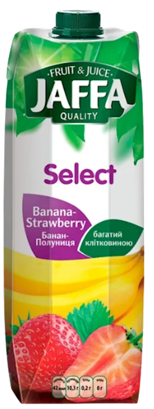 NECTAR STRAWBERRY & BANANA SELECT 12/0.95L JAFFA UKRAINE