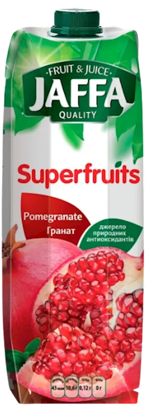 NECTAR POMEGRANATE & CHOKEBERRY SUPERFRUITS 12/0.95L JAFFA UKRAINE