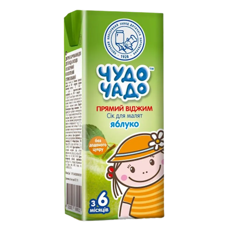 JUICE W/APPLE NOT FROM CONCENTRATE 18/0.2L CHUDO CHADO