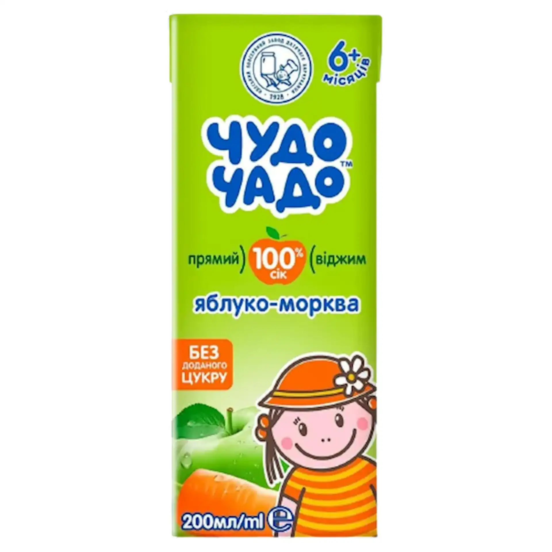 JUICE APPLE&CARROT NOT FROM CONCENTRATE 18/0.2L CHUDO CHADO