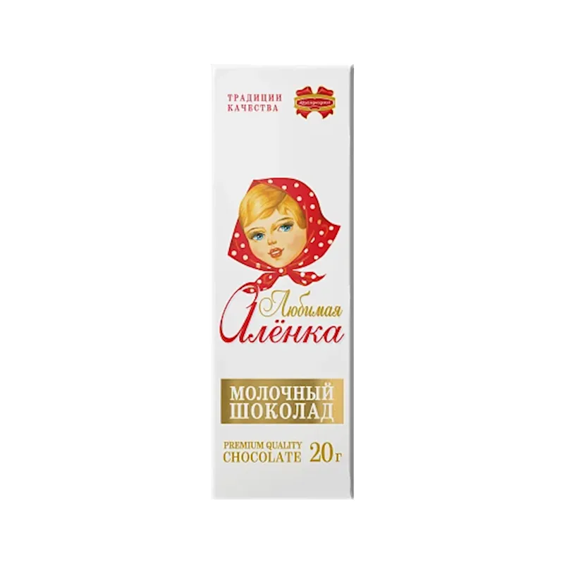 CHOCOLATE BAR LYUBIMAYA ALENKA 150/20GR KOMMUNARKA N549