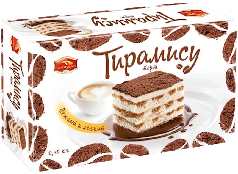 CAKE TIRAMISU 6/430GR CHEREMUSHKI N31289/ N36
