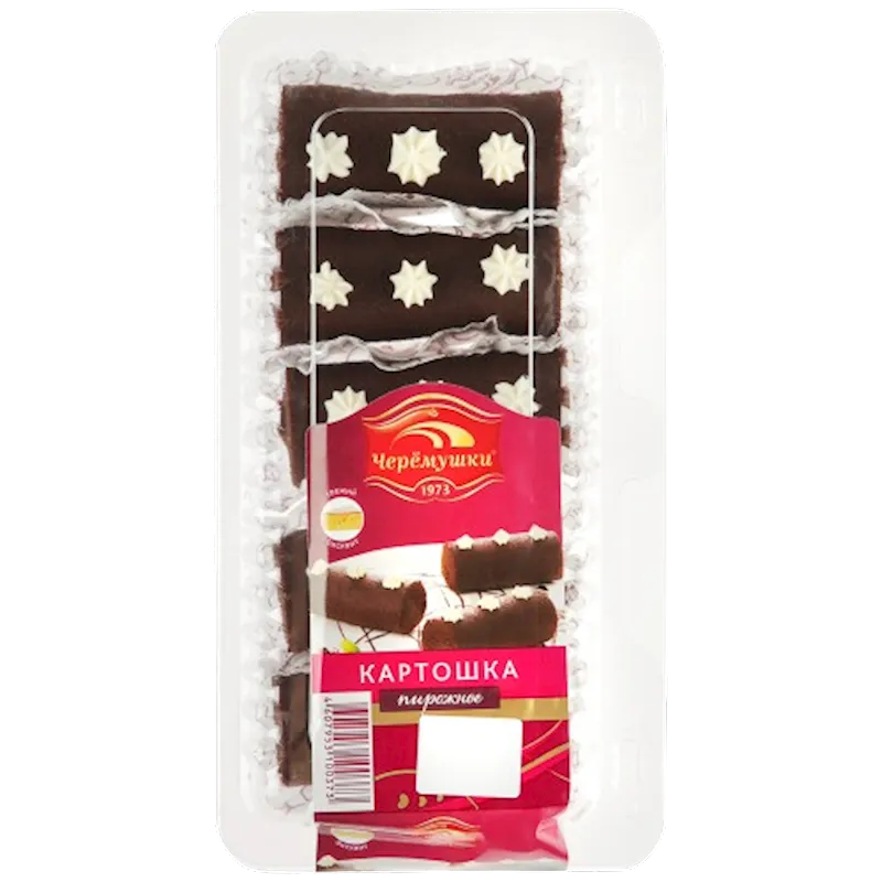 PASTRY KARTOSHKA CHOCOLATE MINI 12/300GR CHEREMUSHKI N31260 / N14