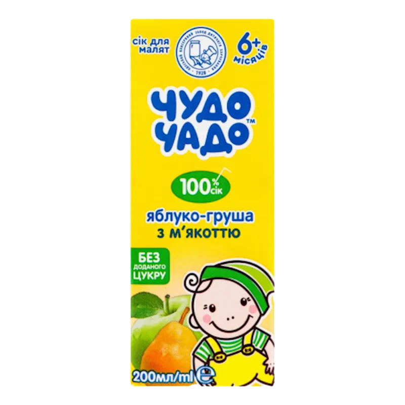 JUICE APPLE&PEAR W/PULP 18/0.2L CHUDO CHADO