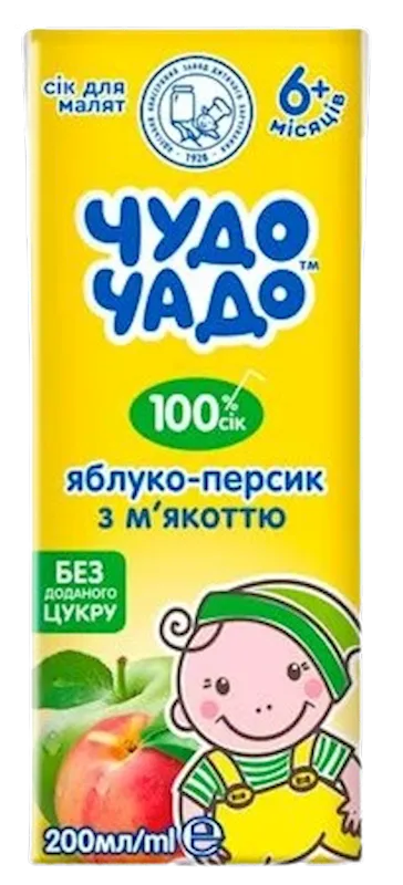 JUICE APPLE&PEACH W/PULP 18/0.2L CHUDO-CHADO