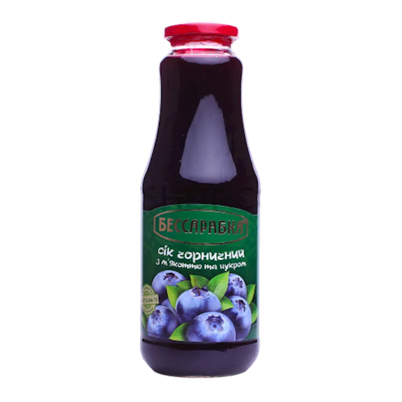 JUICE BLUEBERRY PASTEURIZED 6/1L BESSARABKA UKRAINE