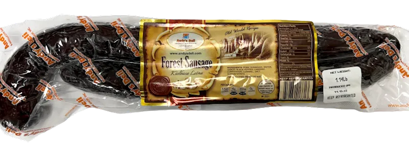 SAUSAGE FOREST / KIELBASA LESNA  40/40LB CHUNK ANDY'S N1331
