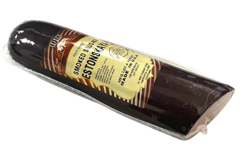 D- SAUSAGE ESTONSKAYA SMOKED CHUNK 30/1LB IQM N90410