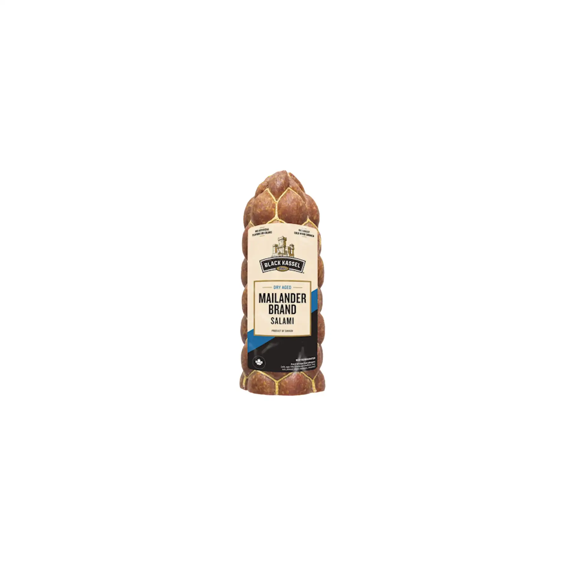 SALAMI MAILANDER 1/2.5LB PILLERS BLACK KASSEL N720/90506