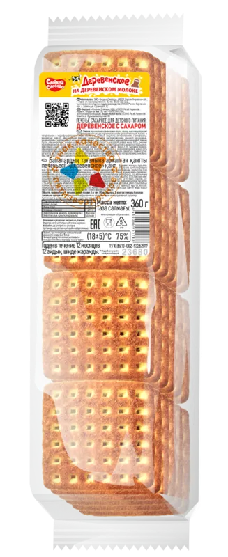 COOKIES SUGAR DEREVENSKOE 18/360GR SLADKAYA SLOBODA N23680