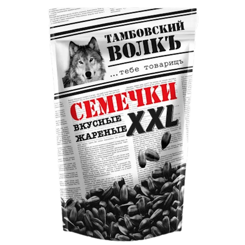 SUNFLOWER SEEDS ROASTED XXL ZIP 10/400GR TAMBOVSKIY VOLK