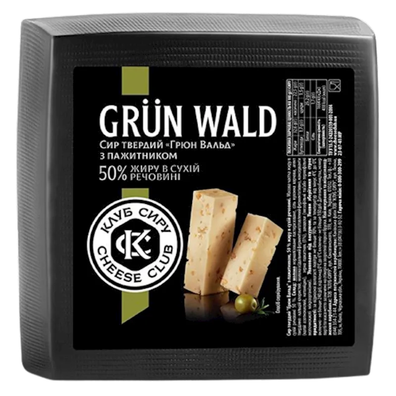 CHEESE GRUN WALD W. FENUGREEK LOAF 1/5.5 LB CHEESE CLUB UKRAINE N42237 N9