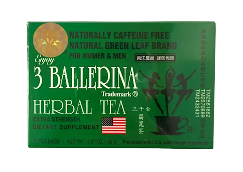 D- TEA GREEN HERBAL 3 BALLERINA 36/(12X36GR)