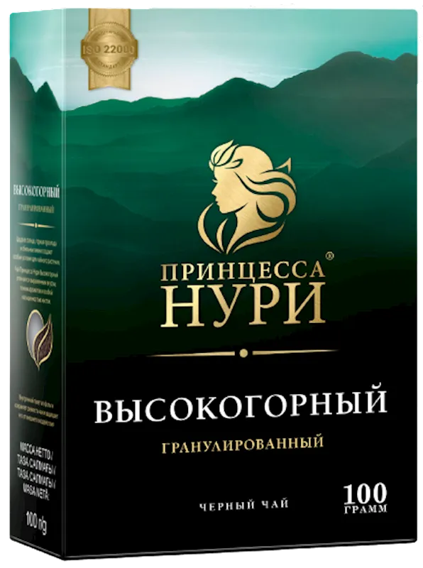 D- TEA BLACK GRANULAR PRINCESSA NOORI 16/100GR N0288-16