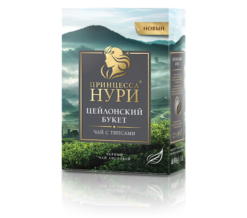 D- TEA BLACK LEAF CEYLON BOUQUET PRINCESSA NOORI 12/100GR N0319-12-1