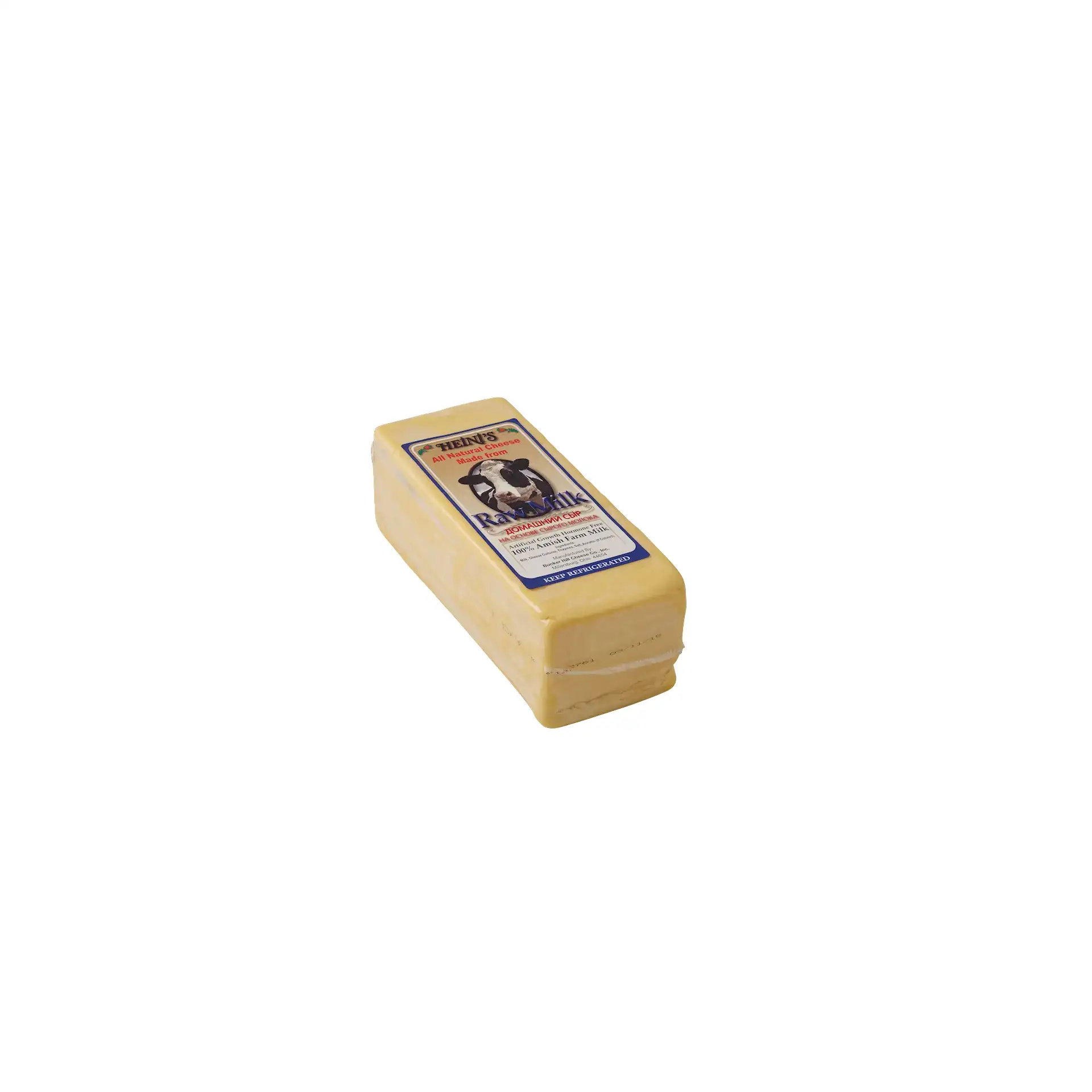 CHEESE DOMASHNIY-RAW MILK LOAF 1/7 LB HEINI'S N42095/6/704407