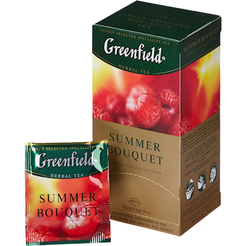 TEA HERBAL SUMMER BOUQUET 10/(25X2GR) GREENFIELD 0433-10