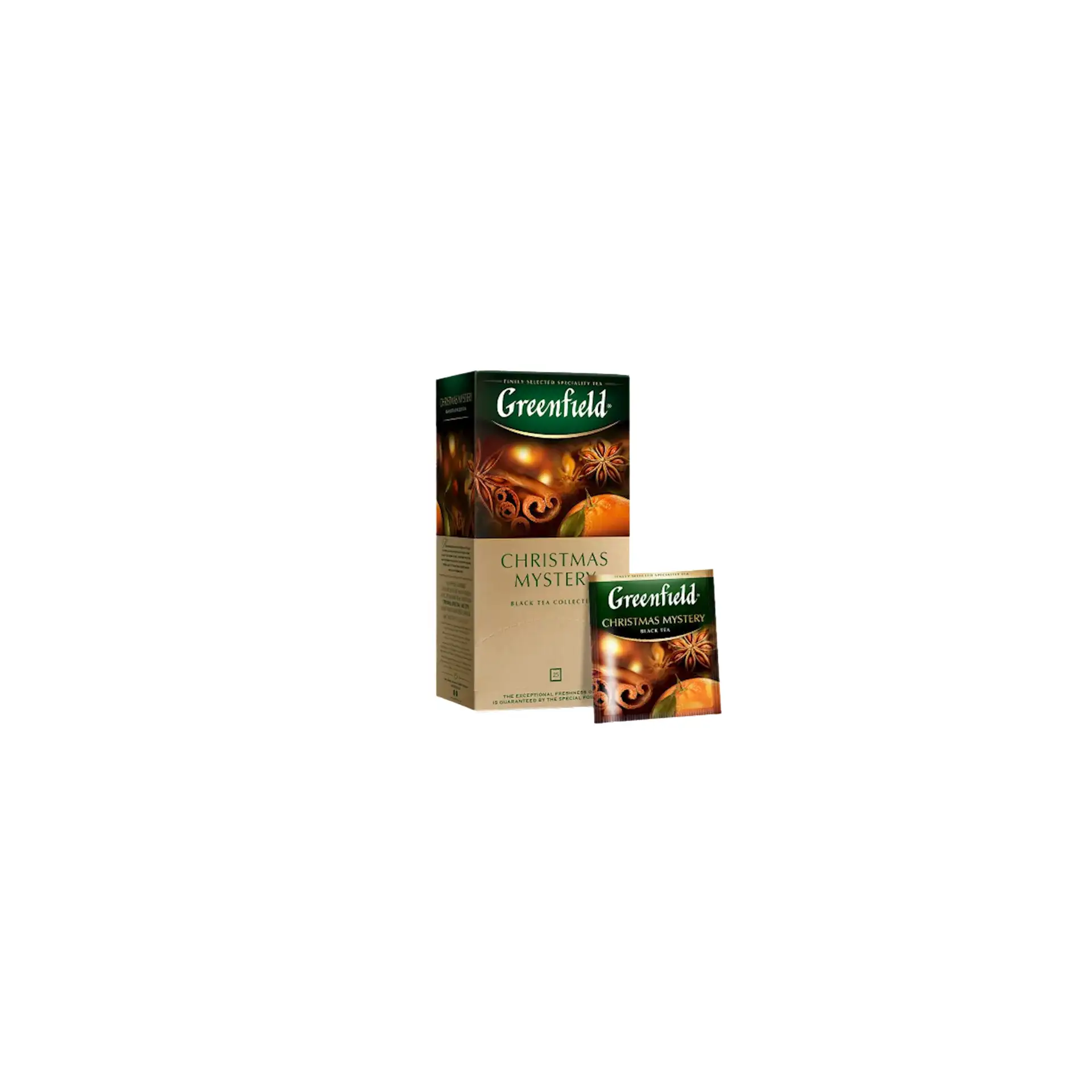 TEA BLACK CHRISTMAS MYSTERY 10/(25X1.5GR) GREENFIELD 0434-10