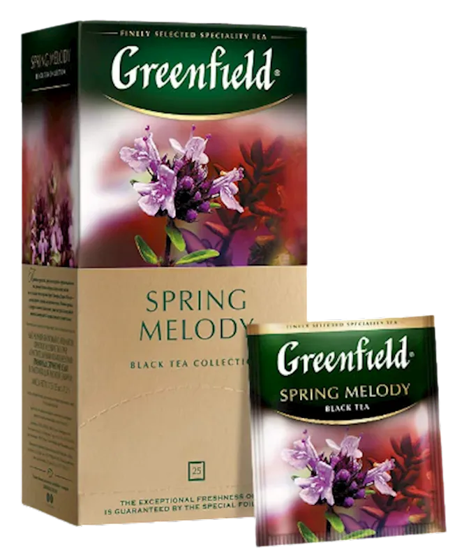TEA BLACK SPRING MELODY 10/(25X1.5GR) GREENFIELD 0525-10