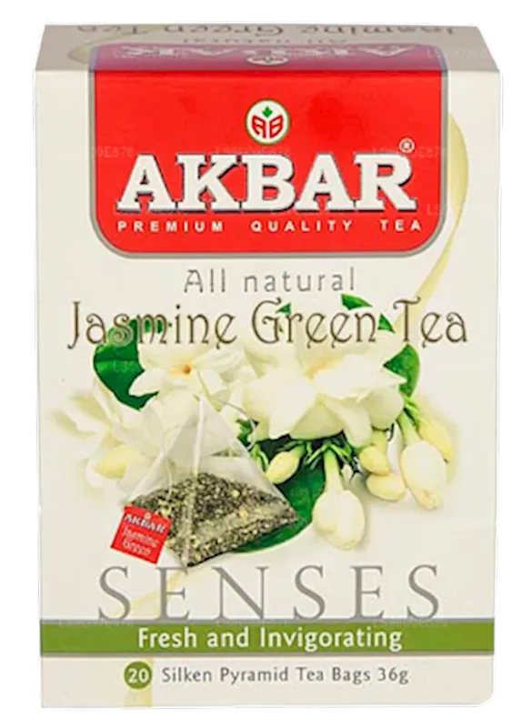 D- TEA  AKBAR GREEN JASMINE PYRAMIDS 10/(20X1.8GR) SRI-LANKA