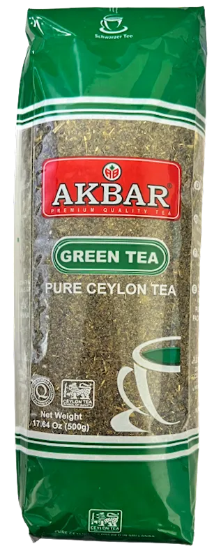 D- TEA AKBAR GREEN CEYLON 20/500GR SRI-LANKA