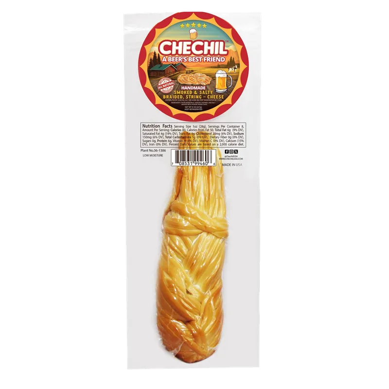 CHEESE STRING CHECHIL SMOKED KOSICHKA 12/8OZ CHECHIL N42101