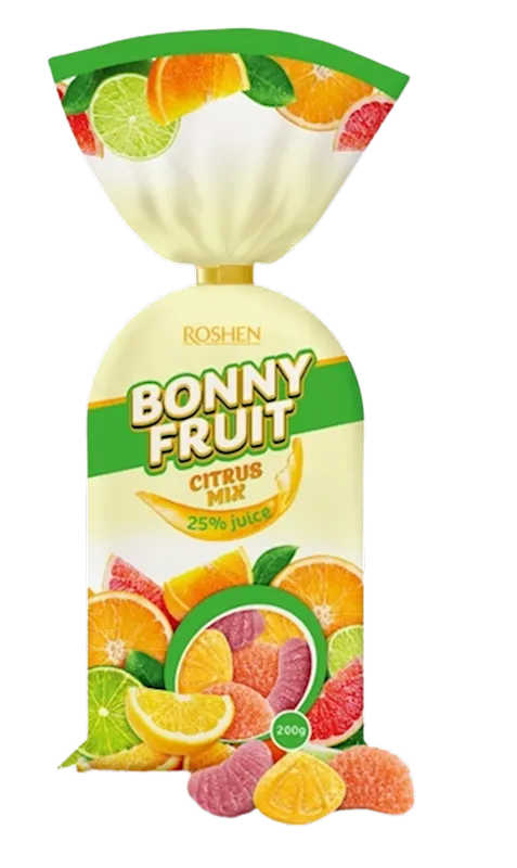 MARMELADE BONNY FRUIT CITRUS MIX 18/200GR ROSHEN N4254