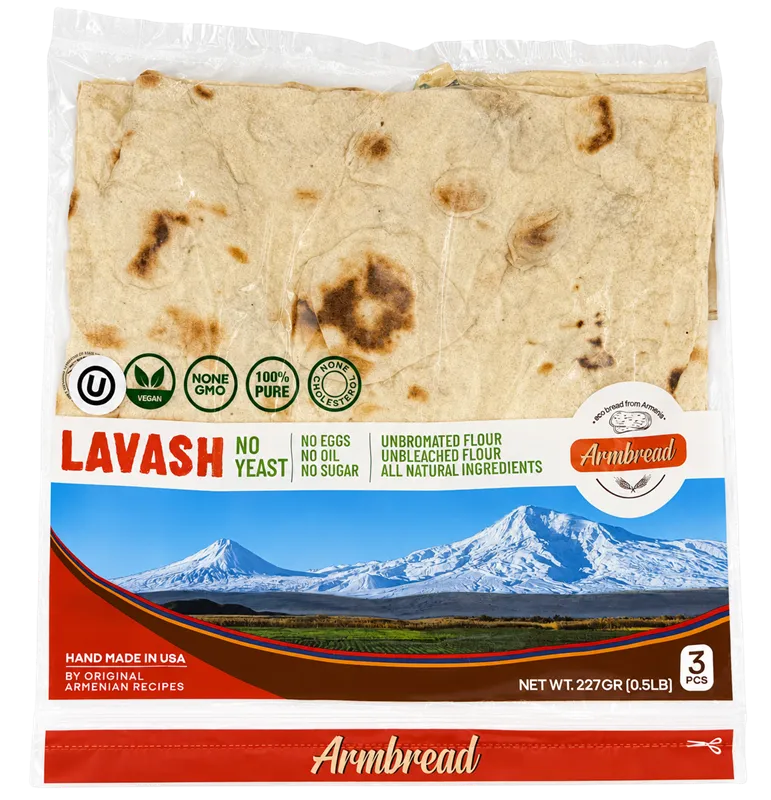 LAVASH ARMENIAN KOSHER 1/227GR BY PC ARMBREAD