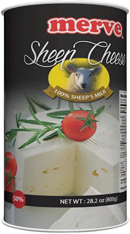 D- FETA SHEEP CHEESE IN BRINE 50% 6/800GR MERVE NETHERLAND N4265