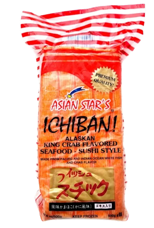 FROZEN KANI CRAB STICKS ICHIBAN 20/500GR THAILAND