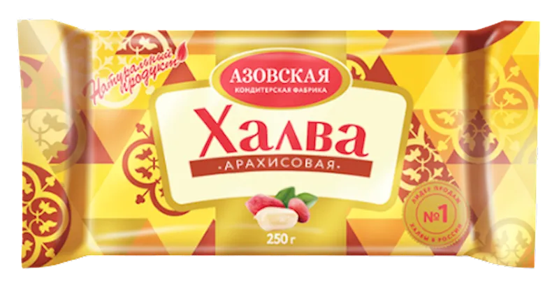 HALVA  PEANUTS 18/250GR AZOVSKAYA
