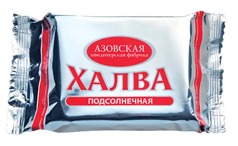 HALVA SUNFLOWER SILVER 16/350GR  AZOVSKAYA
