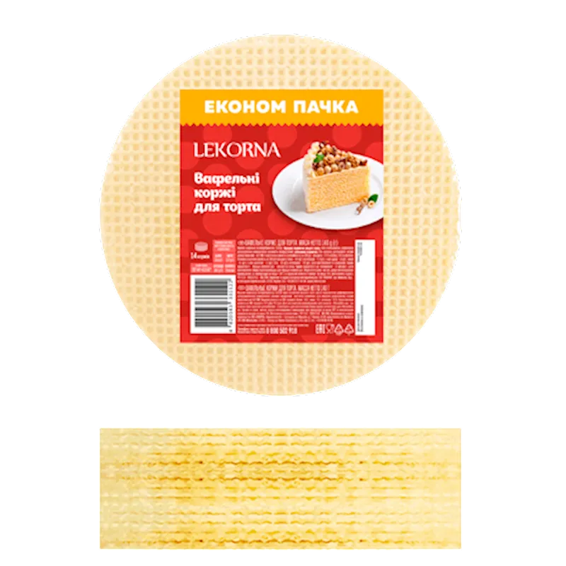 LAYERS PLAIN FOR CAKE WAFFLE 10/140GR LEKORNA N10867