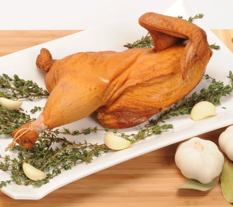 CHICKEN SMOKED HALF / KURY WEDZONE 35/35LB PRE PACK  ANDY'S N330