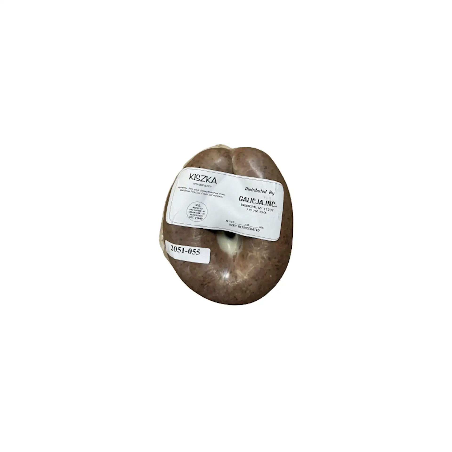 KISZKA W/BEEF BLOOD / KASZANKA OKRAGLA 50/50LB PRE PACK ASHLAND NG520