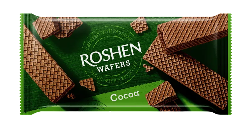 WAFFLES W/COCOA FLAVOR 16/216GR ROSHEN N1305